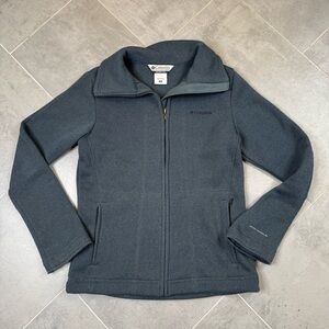 Columbia Womens Blue Fleece Full Zip Jacket M Hiking